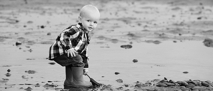 Photography of Little boy on beach